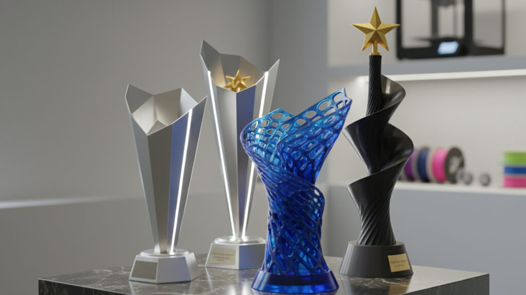 custom 3d printed trophy maker, 3d printing trophies
